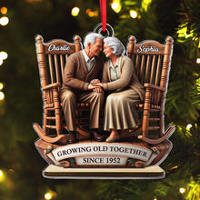 Forever After - Personalized Acrylic Ornament - Christmas Gift For Grandparents, Family Member, Couples