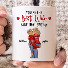 You're The Best Wife Best Husband - Customized Personalized Mug - Christmas Gift For Couple Husband Wife