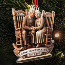 Forever After - Personalized Acrylic Ornament - Christmas Gift For Grandparents, Family Member, Couples
