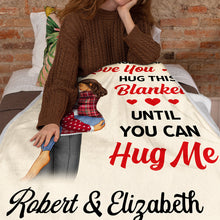 Never Forget That I Love You - Personalized Photo Blanket - Gift For Couples, Lovers, Husband Wife