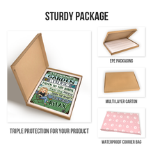 Garden Rules Feel The Breeze Gift For Her Personalized Custom Gardening Metal Sign