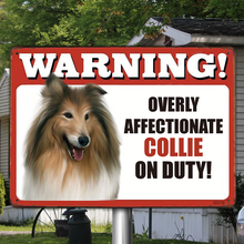 Custom Photo - Warning On Duty Metal Sign - Personality Customized Gift For Dog Lover