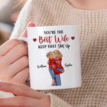 You're The Best Wife Best Husband - Customized Personalized Mug - Christmas Gift For Couple Husband Wife