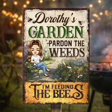 Beware Of The Bees - Personalized Customized Metal Sign - Decoration Gift For Gardening Lovers