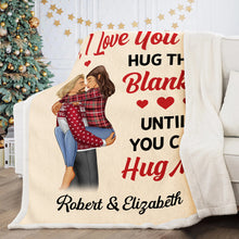 Never Forget That I Love You - Personalized Photo Blanket - Gift For Couples, Lovers, Husband Wife