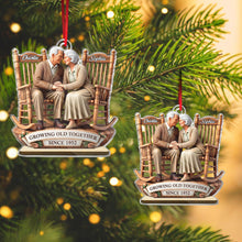 Forever After - Personalized Acrylic Ornament - Christmas Gift For Grandparents, Family Member, Couples