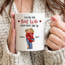 You're The Best Wife Best Husband - Customized Personalized Mug - Christmas Gift For Couple Husband Wife