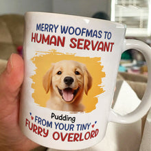 Meowy Catmas To Human Servant - Customized Personalized Mug - Christmas Gift For Pet Lovers, Cat Lovers, Dog Lovers