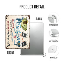 Home Is Where We Park It  - Customized Metal Signs - Gift For Camping Lover