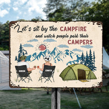Home Is Where We Park It  - Customized Metal Signs - Gift For Camping Lover