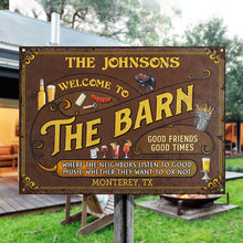 Personalized Barn Listen To The Good Music Custom Classic Metal Signs-CUSTOMOMO