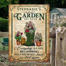 Garden Dictionary Take A Deep Breath Custom Classic Metal Signs-CUSTOMOMO