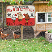 Personalized Chicken Nuggets Come Customized Classic Metal Signs-CUSTOMOMO