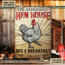 Chicken Hen House Custom Classic Metal Signs, Chicken Decor, Farmhouse Decor-CUSTOMOMO