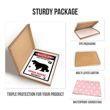 Warning Metal Sign Wall Decor Farmhouse Sign For Outdoor - Dog Metal Sign - Gift For Dog Lover