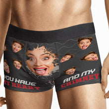 Wife Face Girlfriend Face - Personalized Photo Men's Boxer Briefs - Valentine's Day Gift For Boyfriend, Husband