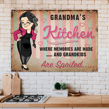 Grandma's Kitchen - Personalized Metal Sign - Mother's Day Gift - Gift For Mother, Grandma, Nana, Mama