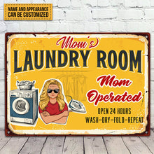 Laundry Room - Gift For Auntie And Mom And Grandma - Personalized Custom Classic Metal Signs