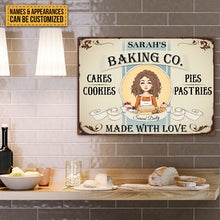 Baking Company Made With Love - Baking Sign - Gift For Baking Lover Personalized Custom Classic Metal Signs