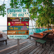 Lake House Proudly Serving Custom Classic Metal Signs-CUSTOMOMO