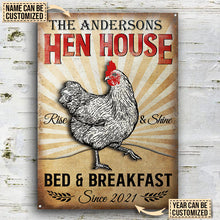 Chicken Hen House Custom Classic Metal Signs, Chicken Decor, Farmhouse Decor-CUSTOMOMO