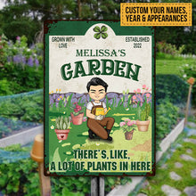 Grown With Love - Garden Decoration - Personalized Custom Classic Metal Signs