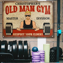 Respect Your Elders Weightlifting - Gym Decoration - Personalized Custom Classic Metal Signs-CUSTOMOMO