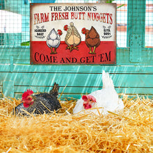 Personalized Chicken Nuggets Come Customized Classic Metal Signs-CUSTOMOMO