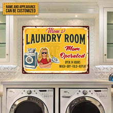 Laundry Room - Gift For Auntie And Mom And Grandma - Personalized Custom Classic Metal Signs