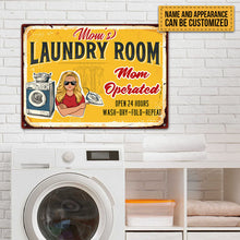 Laundry Room - Gift For Auntie And Mom And Grandma - Personalized Custom Classic Metal Signs