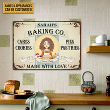 Baking Company Made With Love - Baking Sign - Gift For Baking Lover Personalized Custom Classic Metal Signs