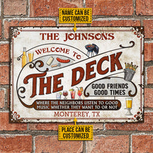 Personalized Grilling Patio Backyard Custom Classic Metal Signs-CUSTOMOMO