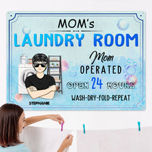 Laundry Room - Gift For Auntie And Mom And Grandma - Bubble - Personalized Custom Classic Metal Signs