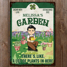 Grown With Love - Garden Decoration - Personalized Custom Classic Metal Signs