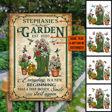 Garden Dictionary Take A Deep Breath Custom Classic Metal Signs-CUSTOMOMO