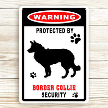 Warning Metal Sign Wall Decor Farmhouse Sign For Outdoor - Dog Metal Sign - Gift For Dog Lover