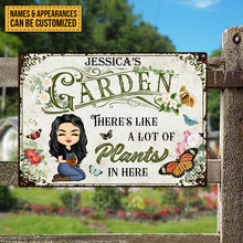 Lot Of Plants In Here Gardening - Personalized Custom Classic Metal Signs