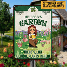 Grown With Love - Garden Decoration - Personalized Custom Classic Metal Signs