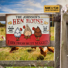 Personalized Chicken Hen House Nuggets Customized Classic Metal Signs-CUSTOMOMO