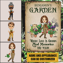 Where Love Is Grown And Memories Are Made - Garden Sign - Loving Gift For Garden Lovers Personalized Custom Garden Metal Sign