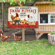 Personalized Chicken Farm Bureau Customized Classic Metal Signs-CUSTOMOMO