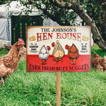 Personalized Chicken Hen House Nuggets Customized Classic Metal Signs-CUSTOMOMO