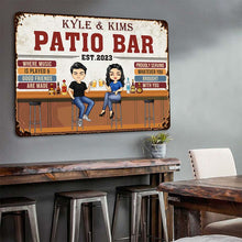 Where Music Is Played & Good Friends - Personalized Custom Bar Metal Sign - Bar Sign Decoration