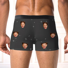 Custom Photo - I'm Nuts About You - Personalized Customized Man's Boxer Briefs - Gift For Husband Boyfriend - Valentines Day Gift