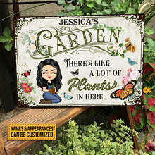 Lot Of Plants In Here Gardening - Personalized Custom Classic Metal Signs