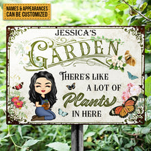 Lot Of Plants In Here Gardening - Personalized Custom Classic Metal Signs