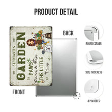 Garden Paws  Garden & Enjoy The Little Things - Garden Sign - Personalized Custom Classic Metal Signs
