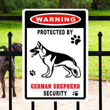 Warning Metal Sign Wall Decor Farmhouse Sign For Outdoor - Dog Metal Sign - Gift For Dog Lover