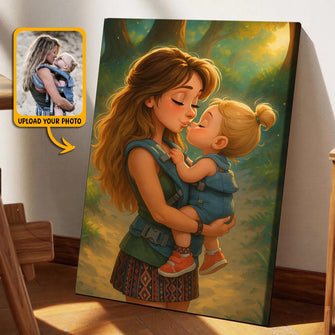 Cartoonize Your Photo Disney Style - Turn Your Photo to Cartoon Canvas - Gift For Family Members, Siblings