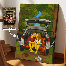 Simpsonize Your Photo - Turn Your Photo to Simpsons Canvas - Gift For Family, BFF, Couple, Besties